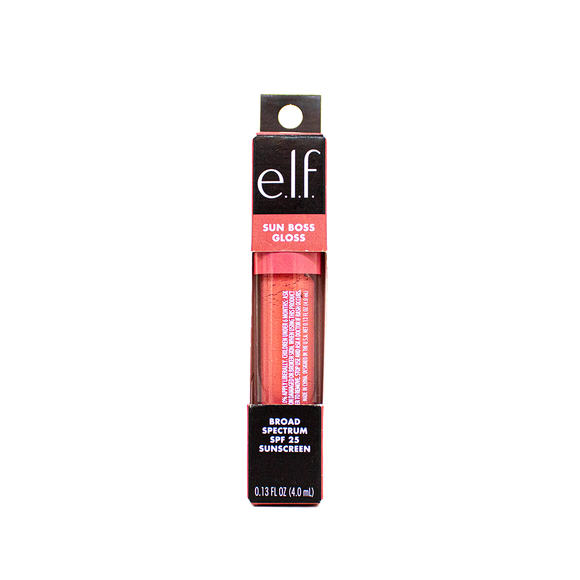 elf Sun boss gloss blush much?