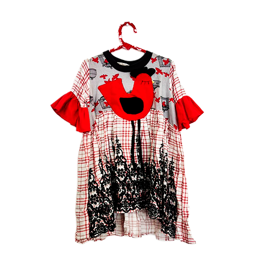 Vestido maki rojo