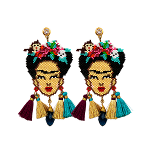 Aretes Frida Kahlo