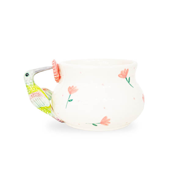 Taza caldero colibrí