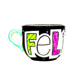 Taza ¨Feliz día¨ chocolatera