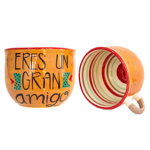 Taza "Eres un gran Amigo" Chocolatera