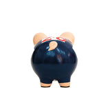 Alcancía cerdito rayados 26