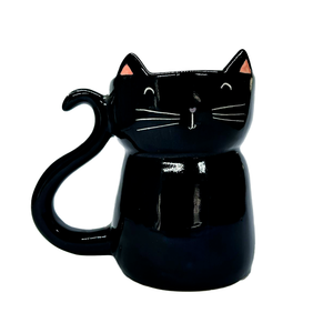 Taza Gato negro doble