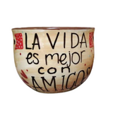 Taza "La vida es mejor con amigos" chocolatera