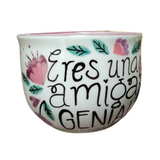 Taza "Eres una amiga genial" Chocolatera