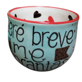 Taza "Seré breve, me encantas"