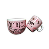 Taza "Amigas por siempre"