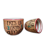 Taza "Eres un gran Amigo" Chocolatera