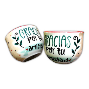 Taza "Gracias por tu amistad" chocolatera