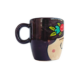 TAZA FRIDA FLORES CÓNICA