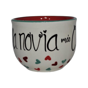 Taza "Para la novia mas chula" chocolatera