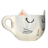 TAZA GATO GRIS