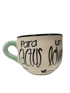 TAZA CHOCOLATERA CACTUS LOVER