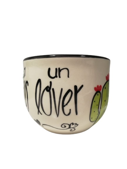 TAZA CHOCOLATERA CACTUS LOVER